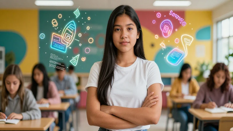Estudiante mexicano en aprendizaje dinámico