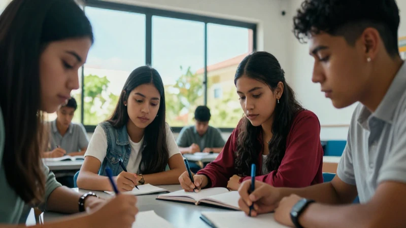 Conoce las claves del fundamento filosófico de la nueva escuela mexicana 3 Estudiantes mexicanos aprendiendo en un aula moderna