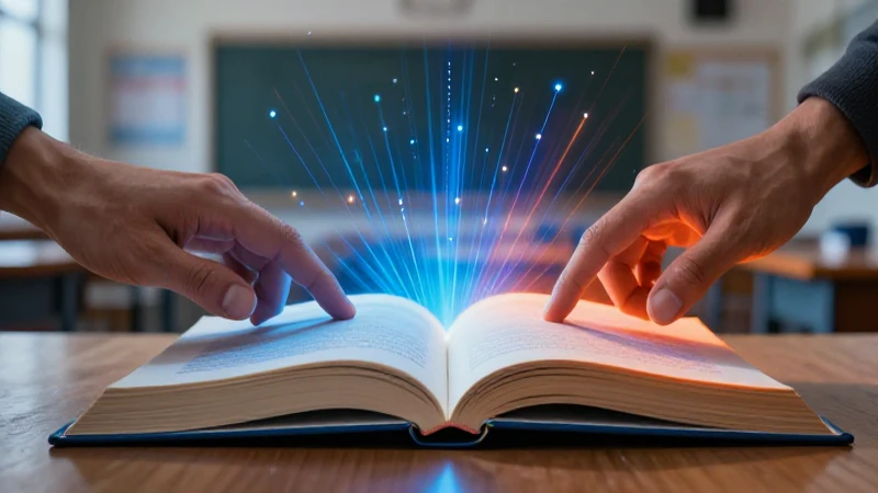 Colaboración vibrante en un libro moderno