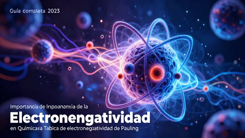 La electronegatividad es clave en química