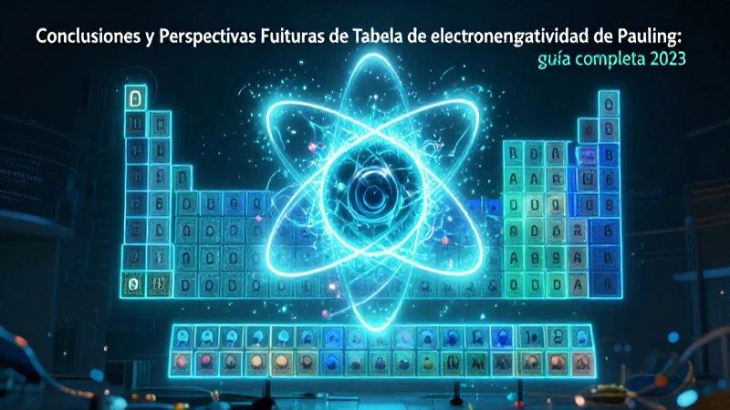 Conclusiones de Pauling sobre electronegatividad