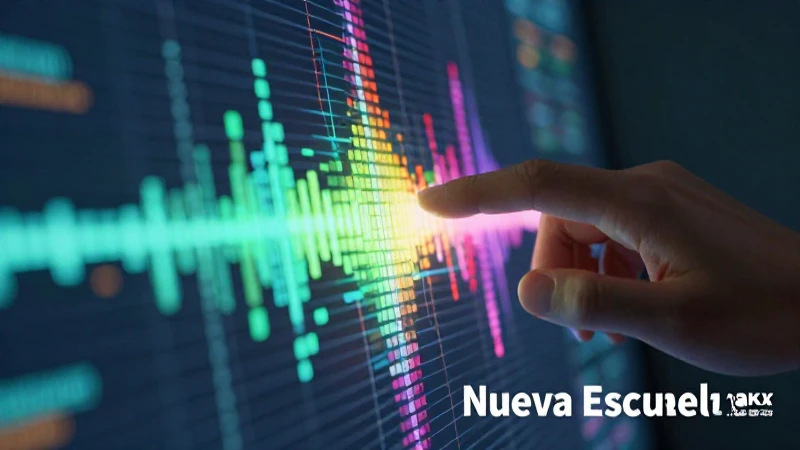 Ilustración vibrante de datos educativos con toque humano