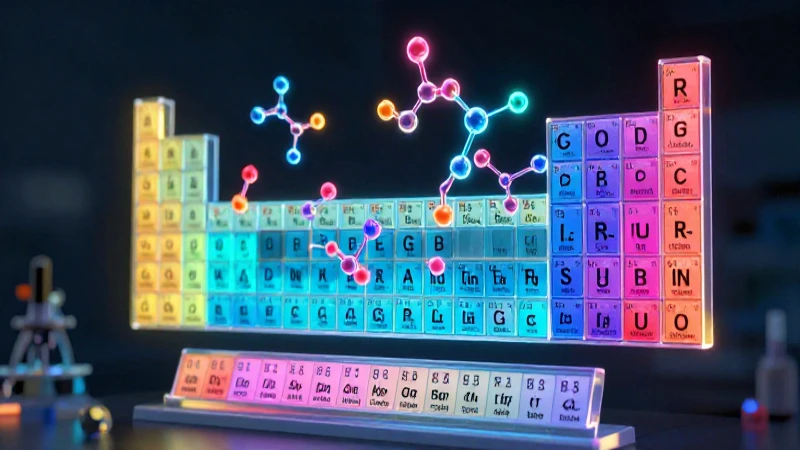Visualización dinámica 3D de química futurista