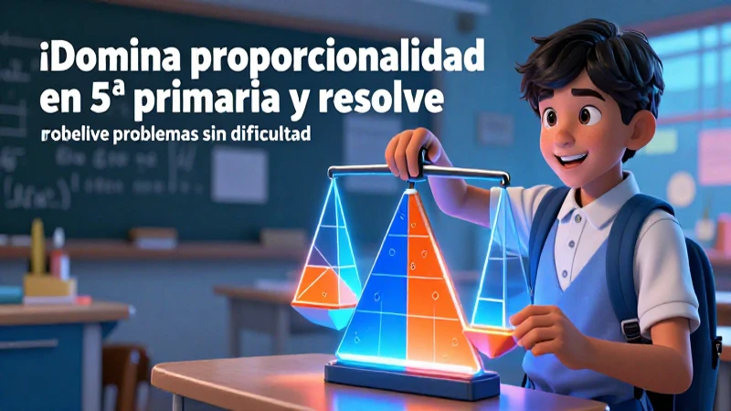 ¡Domina proporcionalidad en 5ª primaria y resuelve problemas sin dificultad! 6 Estudiante mexicano aprende proporcionalidad con éxito