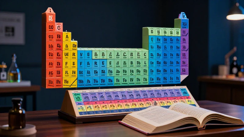 Tablas periódicas: concepto, historia y organización actual 7 Tabla periódica: visualización académica detallada y realista