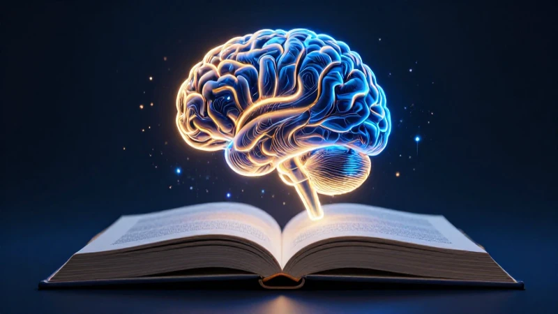 Tabula Rasa: Significado, Definición y Concepto Esencial 4 Libro estilizado se transforma en cerebro brillante
