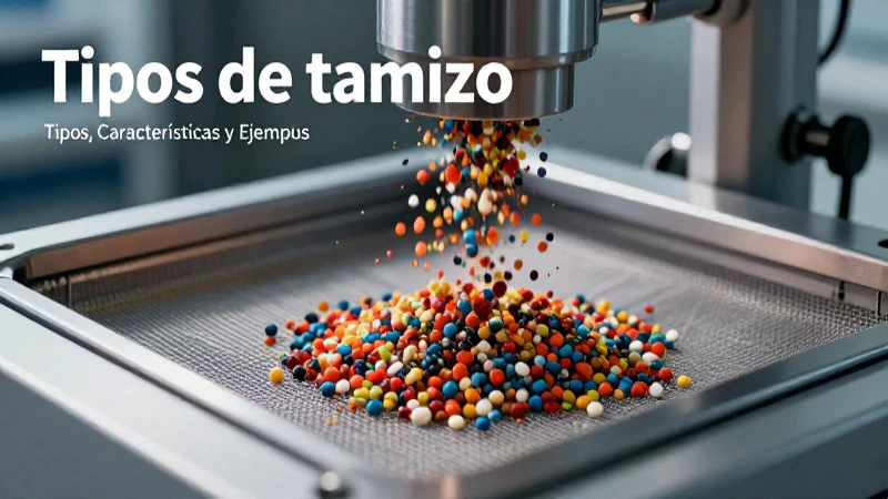 Tamizado: Concepto, Tipos, Características y Ejemplos 4 Tipos de tamizado: visual técnico detallado