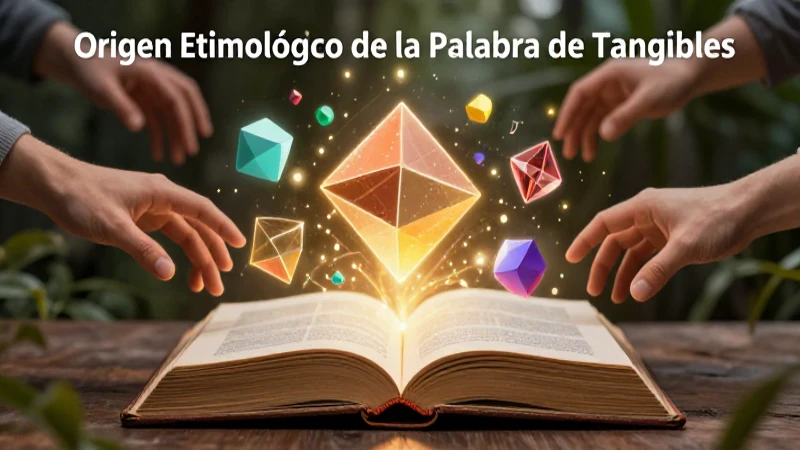 Tangibles: Definición y Concepto Esencial para Entender 3 Libro antiguo y tangibles digitales explican la palabra