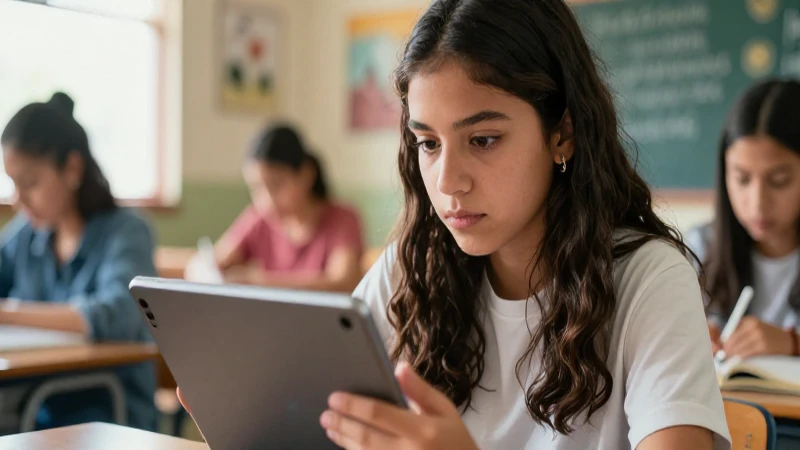 Estudiante mexicana digital con estilo cinematográfico