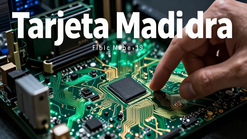 Portada técnica que explica qué y cómo identificar una tarjeta madre