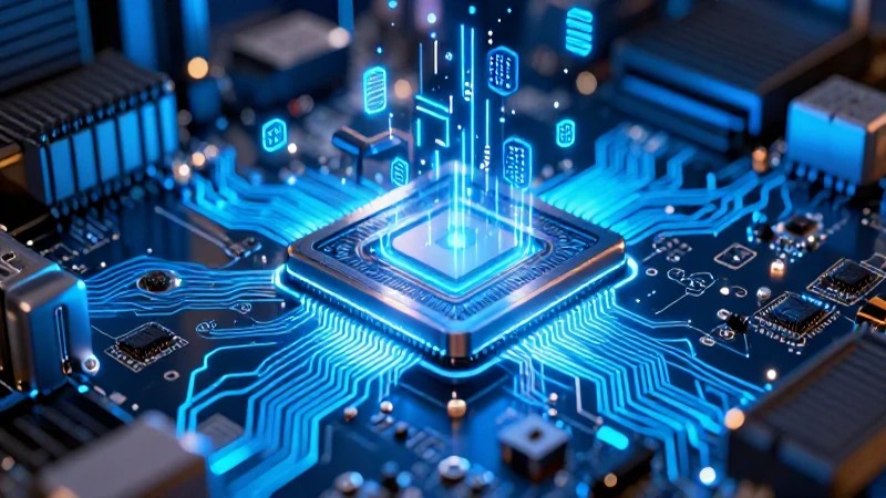 Madre principal azul futurista en ultrarealismo