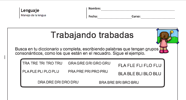 te gustaria aprender 100 palabras divertidas con bla ble bli