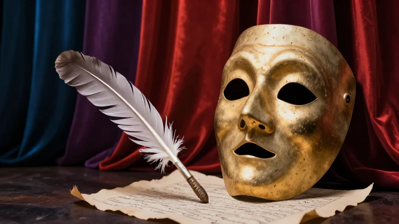 Teatro: Origen, características y partes de una obra 5 Máscara, pluma, escenario y luz definen este concepto teatral