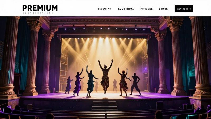 Escena dramática de teatro griego profesional