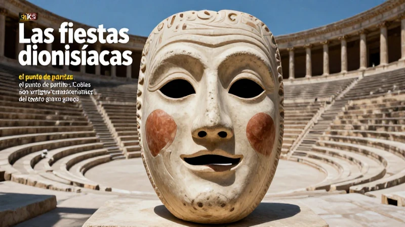 Cuáles son origen y características del teatro griego 3 Máscara teatrística griega, origen de la escena