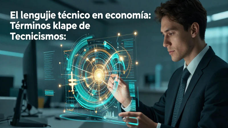 Tecnicismos: 20 Ejemplos Ilustrativos para Entenderlos 5 Guía de tecnicismos esenciales en economía
