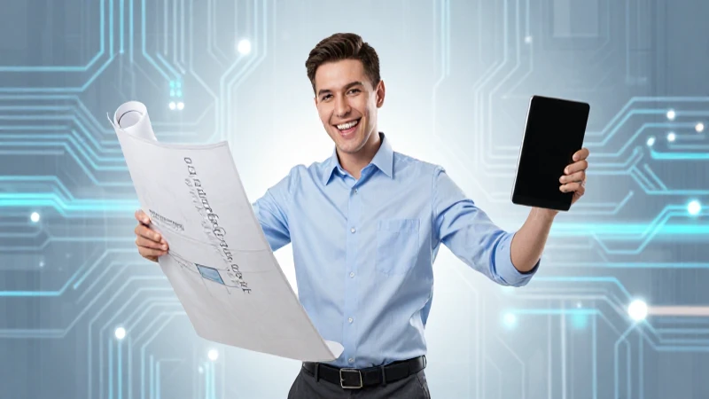 Teóricos y prácticos: Definición de técnicos y su concepto 4 Joven maestro mexicano técnico con diseño digital y planos