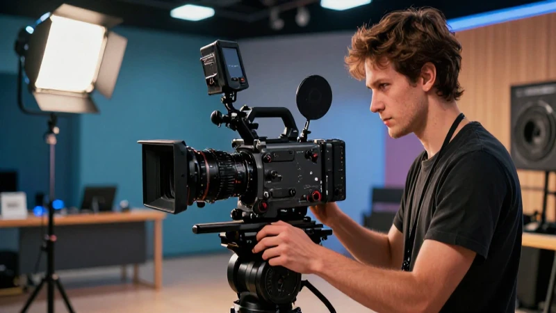 Teóricos y prácticos: Definición de técnicos y su concepto 7 Técnico audiovisual profesional capturando cine de alta calidad