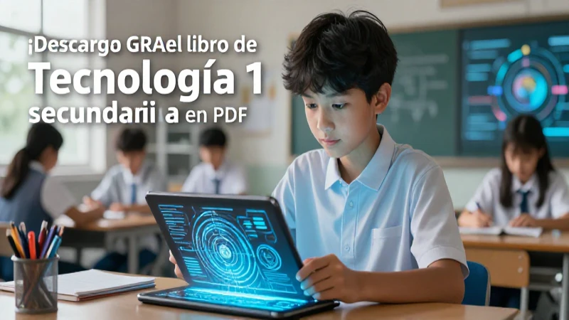 ¡Descarga GRATIS el libro de Tecnología 1 secundaria en PDF y mejora tu aprendizaje al instante! 4 Descarga gratis el libro de tecnología 1