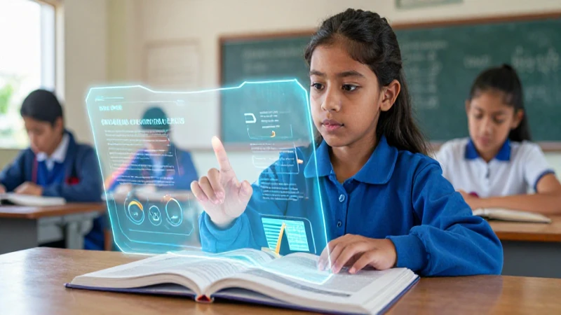 ¡Descarga GRATIS el libro de Tecnología 1 secundaria en PDF y mejora tu aprendizaje al instante! 3 Estudiante moderno interactúa con tecnología holográfica educativa