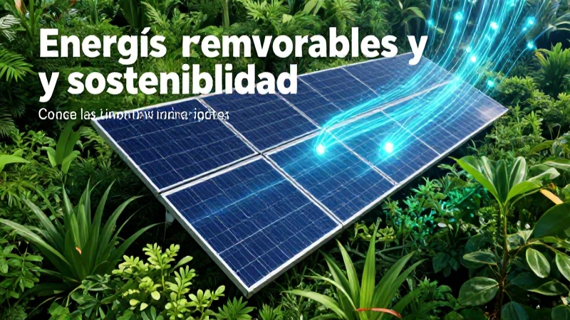 Tecnologías renovables y diseño sostenible moderno