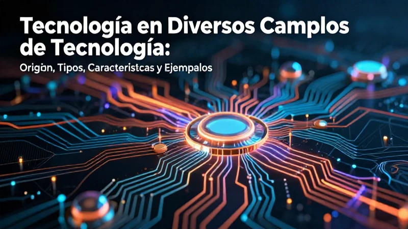 Tecnología y sus formas en diversos campos