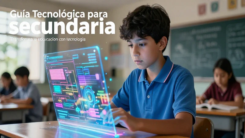 Tecnología transforma la educación secundaria