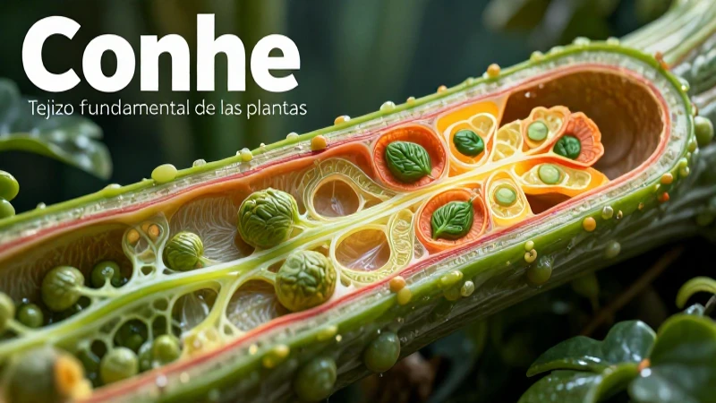 Conoce el tejido fundamental de las plantas: todo lo que debes saber 4 Distribución del tejido fundamental en plantas