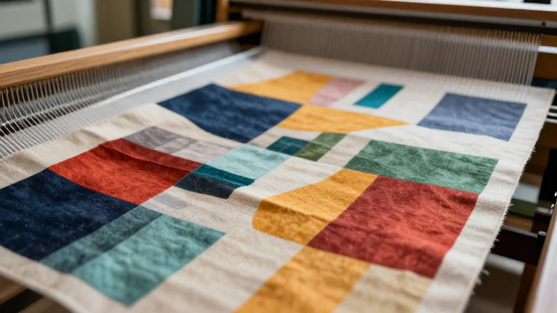 Tela: Definición, tipos y usos en la industria y hogar 6 Arte textil abstracto de alta calidad profesional