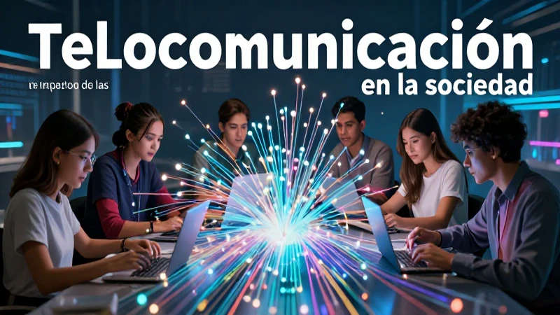Telecomunicación: Historia, tipos e impacto en la sociedad 5 Las telecomunicaciones transforman y desafían la sociedad