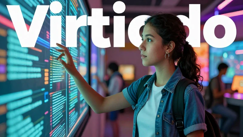 Fundación Telefónica: Archivos y Proyectos Innovadores 3 Estudiante mexicano con archivos digitales y estética de revista