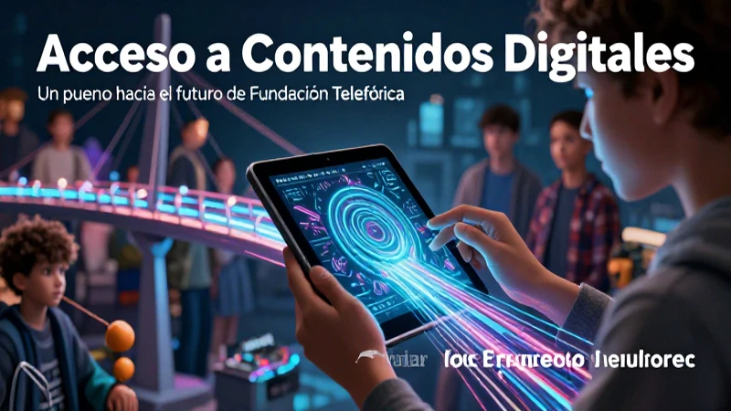 Fundación Telefónica: Archivos y Proyectos Innovadores 6 Puente digital conecta estudiantes y proyectos innovadores