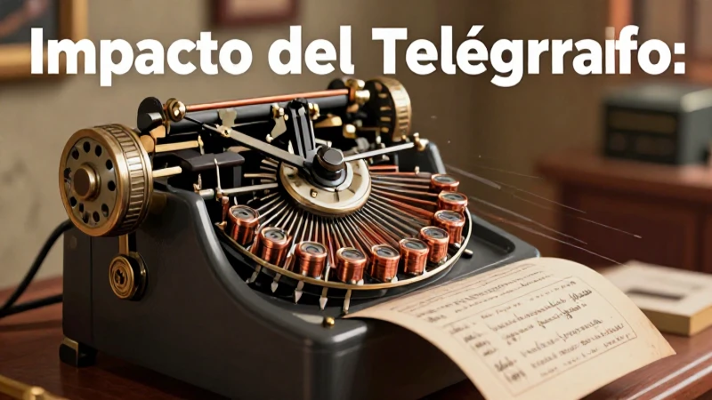 Telégrafo: Innovación crucial para el comercio y la guerra