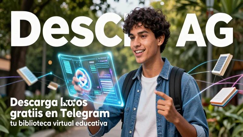 Aprendizaje digital con libros gratuitos en Telegram