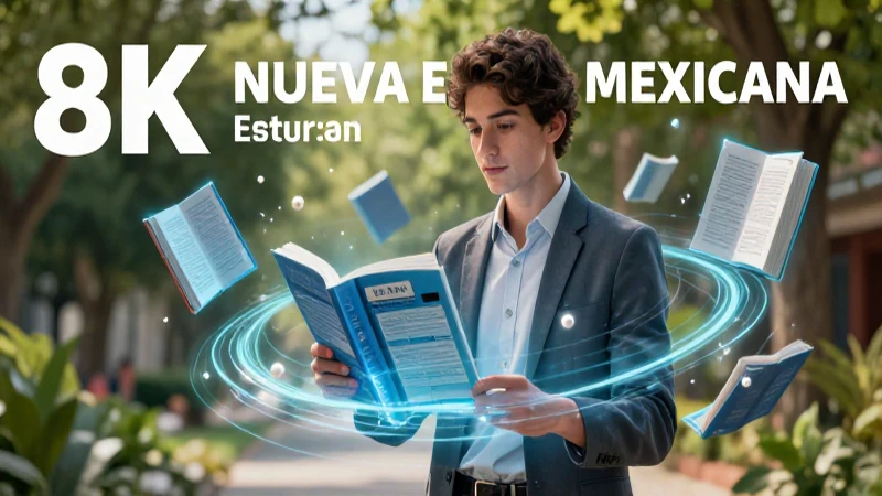 Ilustración digital educativa moderna y vibrante