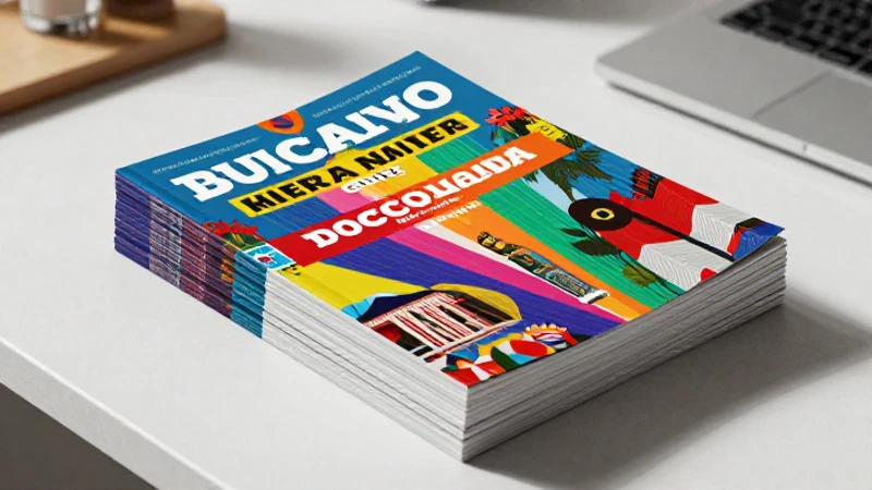 Guía escolar moderna y vibrante en diseño profesional