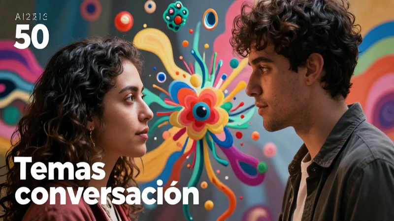 Conexión juvenil con arte abstracto y vibrante