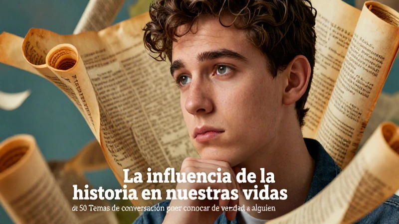 Académico reflexivo con influencia histórica en una portada vibrante