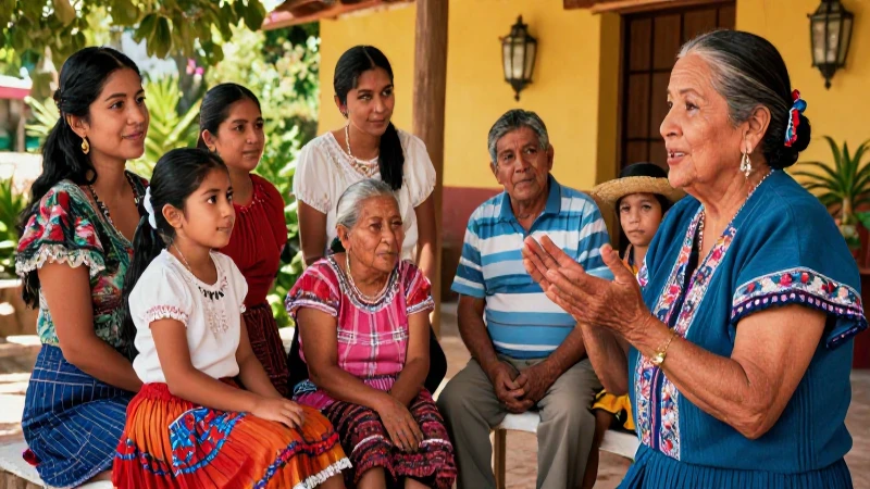 Tradición mexicana: historias familiares vibrantes