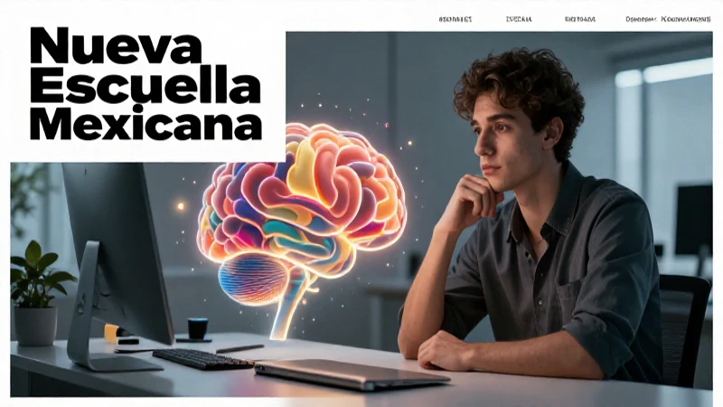 Ilustración de bienestar mental y pensamiento académico