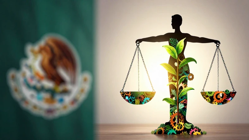 Educador mexicano, justicia y crecimiento en una imagen