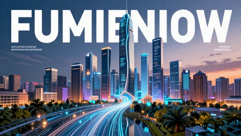 Ciudad futurista con hologramas y diseño elegante
