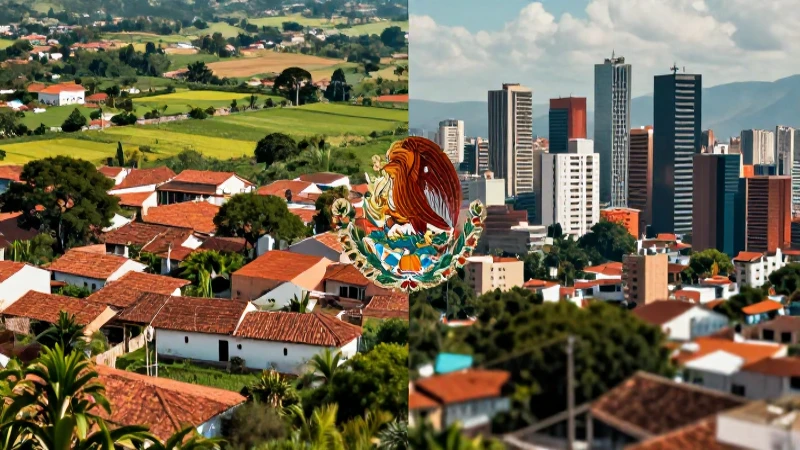 Dualidad rural y urbana con esencia mexicana