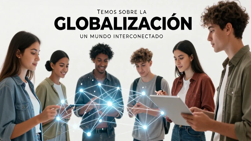 Globalización conectando estudiantes con red de datos