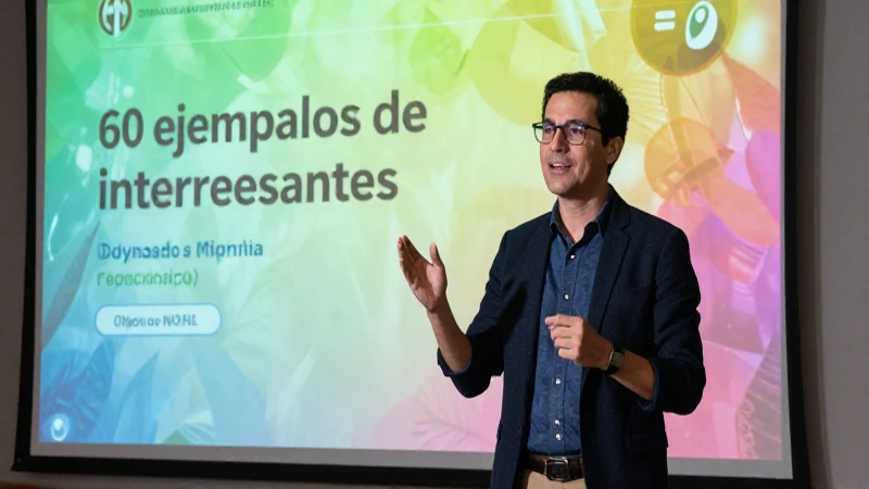 Estructura presentaciones con 60 temas interesantes