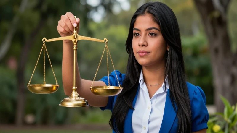 Templanza: Significado, Definición y Concepto Esencial 4 Estudiante mexicano con balanza en fondo natural