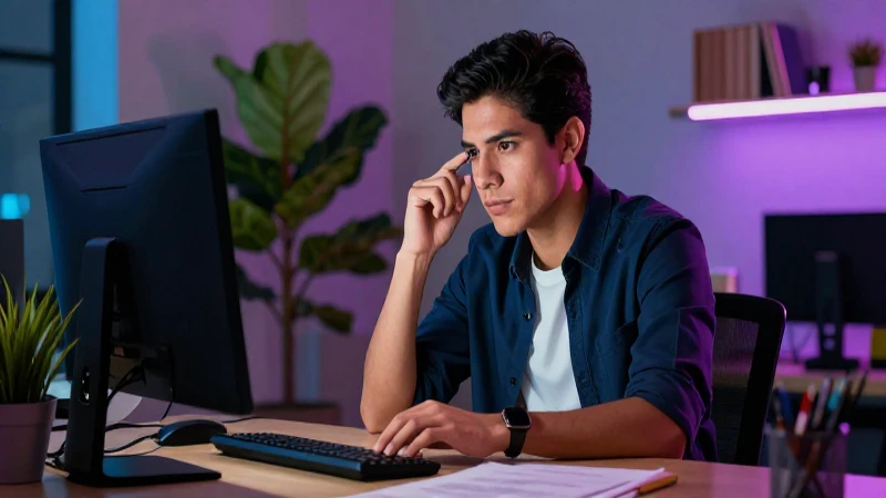 Joven profesional mexicano con ambicioso proyecto