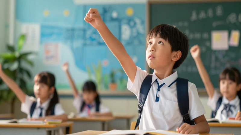 Estudiante decidido, energía vibrante, estilo moderno