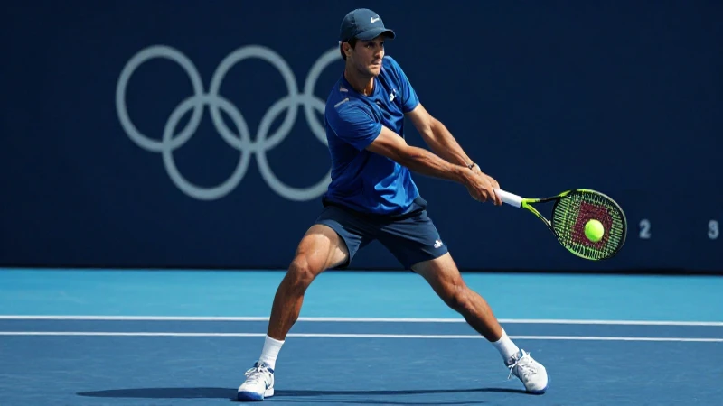 Jugadora profesional de tenis, potente y cinematográfica