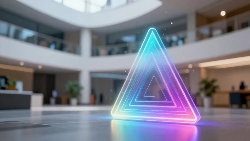 Desvela el Teorema de Pitágoras: Solucionando problemas geométricos 5 Composición dinámica, holograma triangular, estética moderna y vibrante